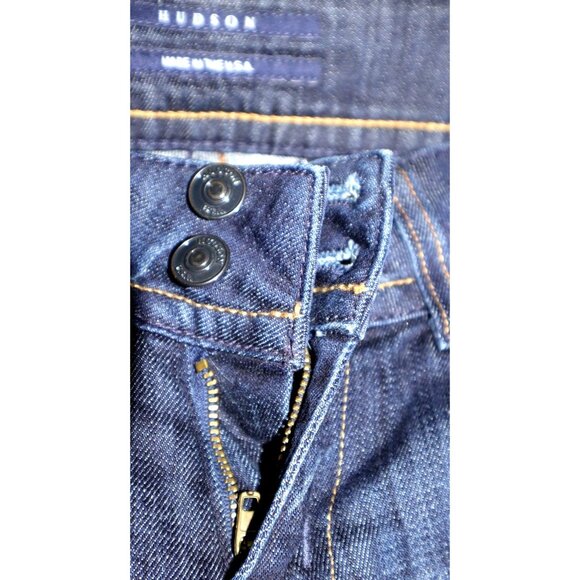 Hudson Jeans Dark Wash Bootcut 26 Clean Fit Street Classic Aesthetic - Picture 6 of 9